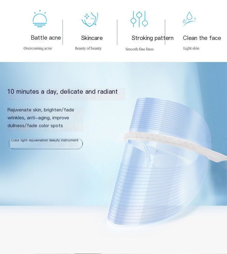 LED Beauty Mask and Photon Skin Rejuvenation Device