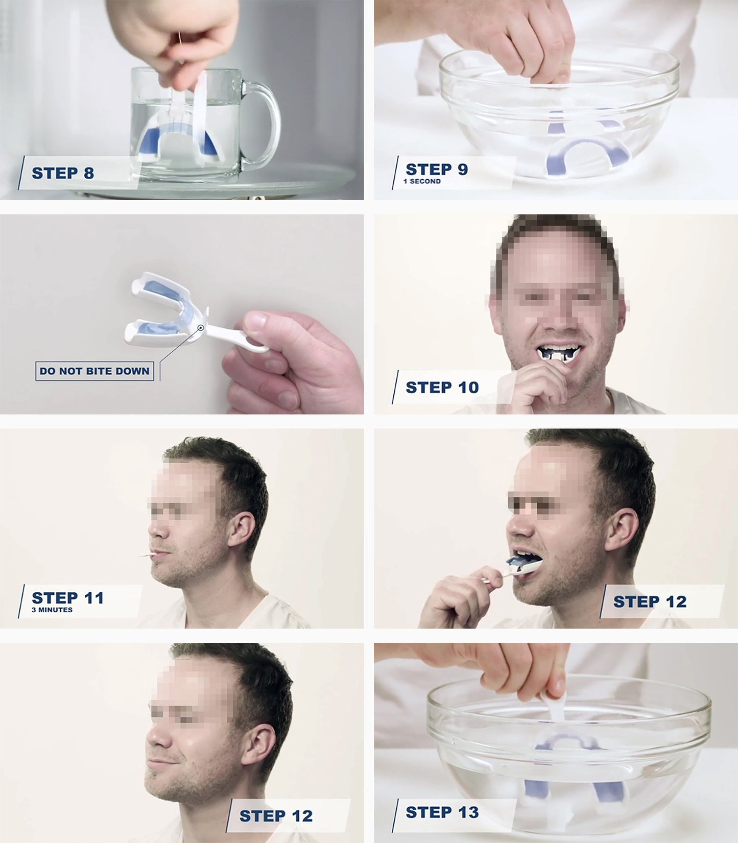 Dental Guard for Nighttime Teeth Grinding with Tray